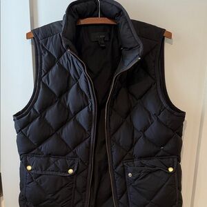 J. Crew Dark Quilted Vest